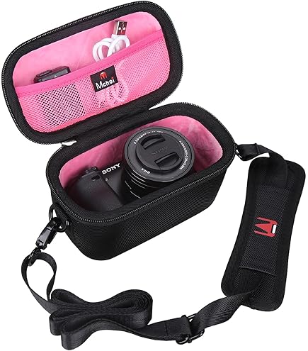 レザーカバー付きSONYα5100 Amazon.com: Full Body Camera PU Leather Case Bag with Strap for